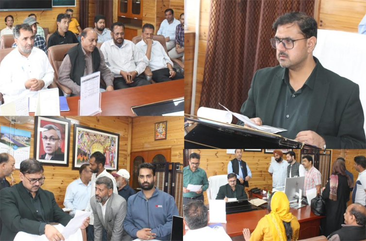 'Satish Sharma meets delegations, exhorts departments to address public issues on priority'